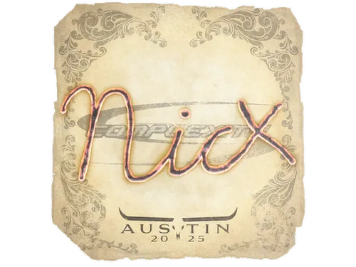 Sticker | nicx | Austin 2025