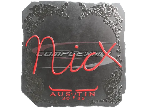 Sticker | nicx (Foil) | Austin 2025