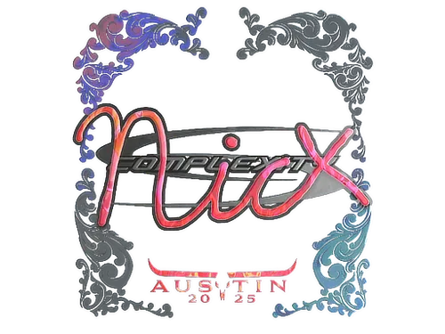 Sticker | nicx (Holo) | Austin 2025