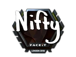 Sticker | Nifty (Foil) | London 2018