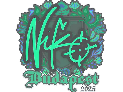 Sticker | NiKo | Budapest 2025