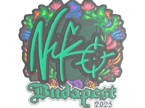 Sticker | NiKo (Embroidered) | Budapest 2025