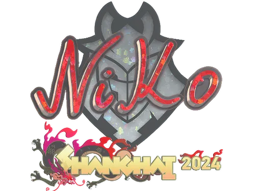 Sticker | NiKo (Glitter) | Shanghai 2024