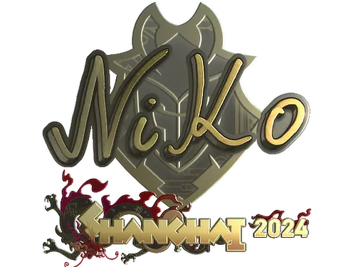 Sticker | NiKo (Gold) | Shanghai 2024