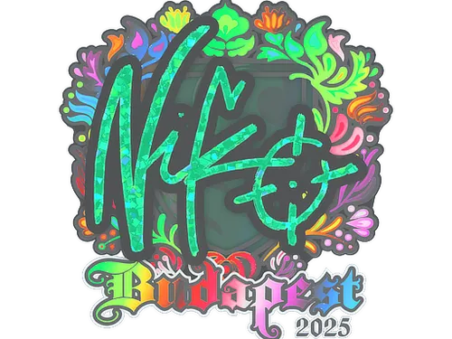 Sticker | NiKo (Holo) | Budapest 2025