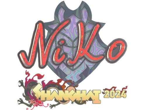 Sticker | NiKo (Holo) | Shanghai 2024