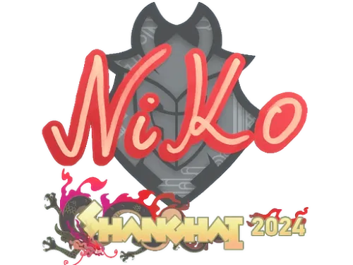 Sticker | NiKo | Shanghai 2024