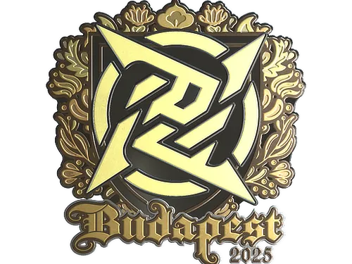 Sticker | Ninjas in Pyjamas (Gold) | Budapest 2025