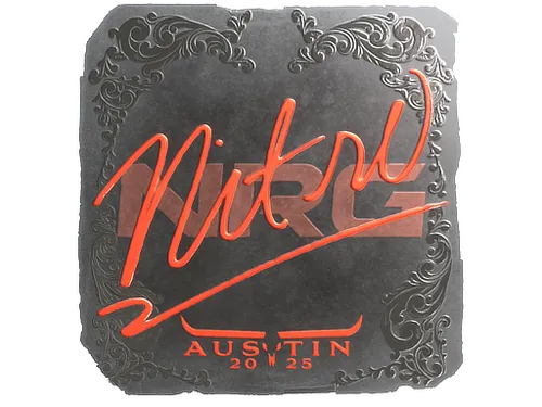 Sticker | nitr0 (Foil) | Austin 2025