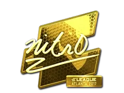 Sticker | nitr0 (Gold) | Atlanta 2017