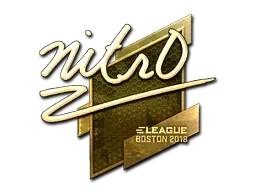 Sticker | nitr0 (Gold) | Boston 2018