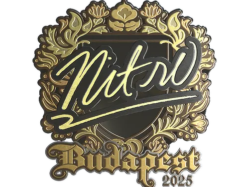 Sticker | nitr0 (Gold) | Budapest 2025