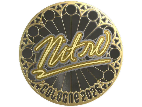 Sticker | nitr0 (Gold) | Cologne 2026