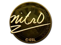 Sticker | nitr0 (Gold) | Katowice 2019