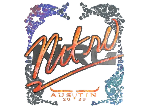 Sticker | nitr0 (Holo) | Austin 2025