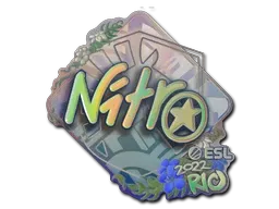 Sticker | nitr0 (Holo) | Rio 2022