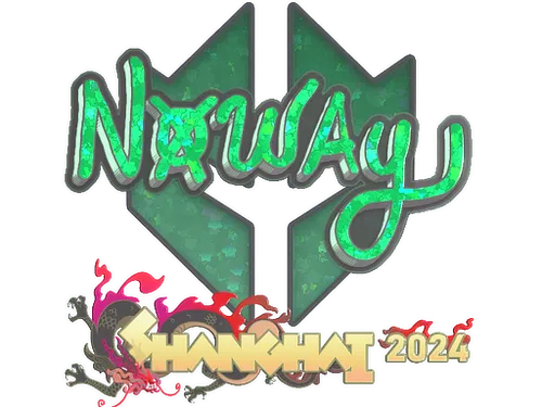 Sticker | noway (Glitter) | Shanghai 2024