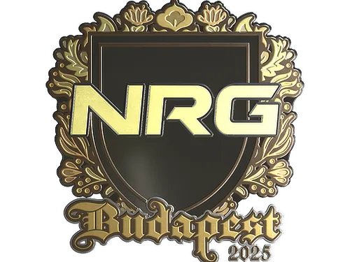 Sticker | NRG (Gold) | Budapest 2025