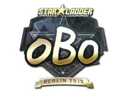 Sticker | oBo (Gold) | Berlin 2019