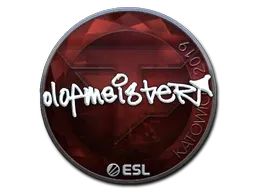 Sticker | olofmeister (Foil) | Katowice 2019