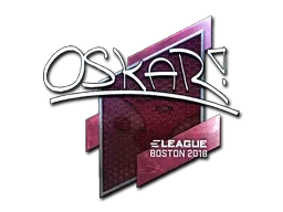 Sticker | oskar (Foil) | Boston 2018