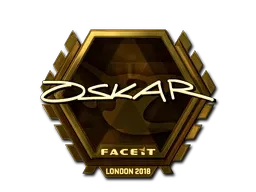 Sticker | oskar (Gold) | London 2018