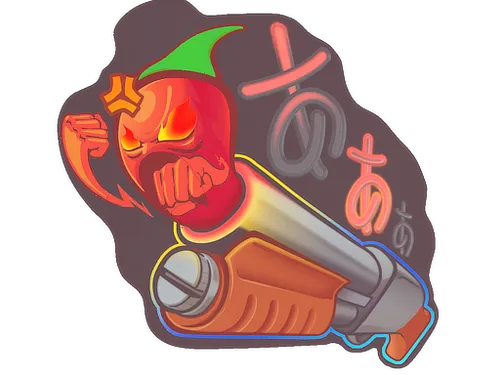 Sticker | Pepper Gauge (Lenticular)