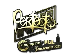 Sticker | Perfecto (Gold) | Stockholm 2021