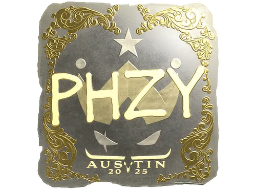 Sticker | phzy (Gold) | Austin 2025