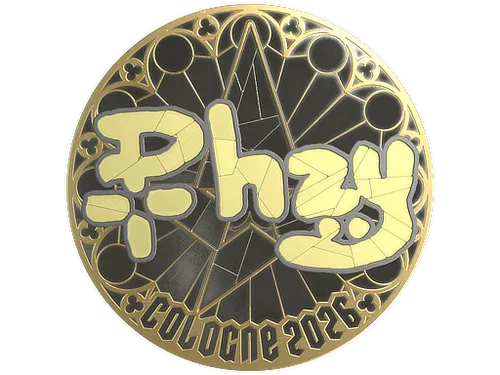 Sticker | phzy (Gold) | Cologne 2026