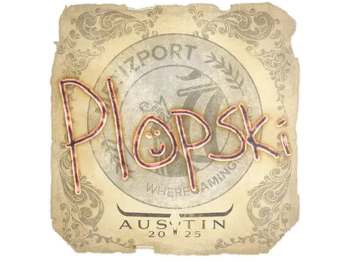 Sticker | Plopski | Austin 2025