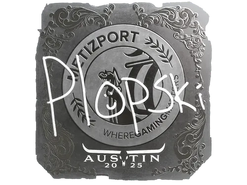 Sticker | Plopski (Foil) | Austin 2025