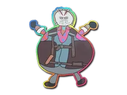 Sticker | Poorly Drawn Bloody Darryl (Holo)