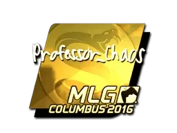 Sticker | Professor_Chaos (Gold) | MLG Columbus 2016