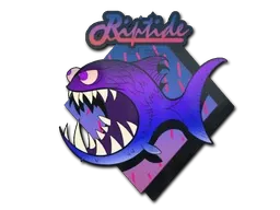 Sticker | Purple Jaggyfish