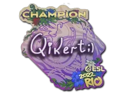 Sticker | qikert (Champion) | Rio 2022