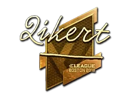 Sticker | qikert (Gold) | Boston 2018