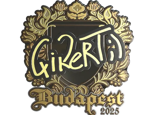 Sticker | qikert (Gold) | Budapest 2025