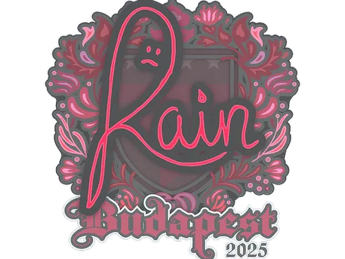 Sticker | rain | Budapest 2025