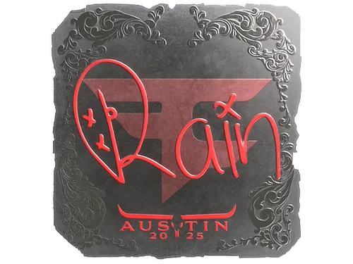 Sticker | rain (Foil) | Austin 2025