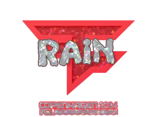 Sticker | rain (Glitter) | Copenhagen 2024