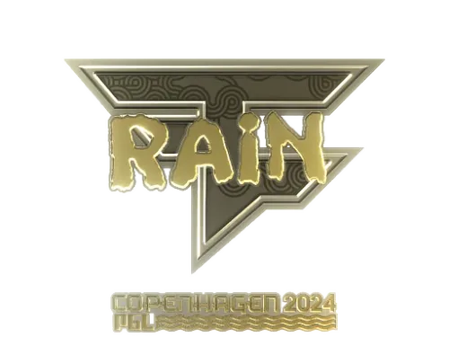 Sticker | rain (Gold) | Copenhagen 2024