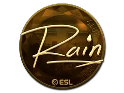 Sticker | rain (Gold) | Katowice 2019