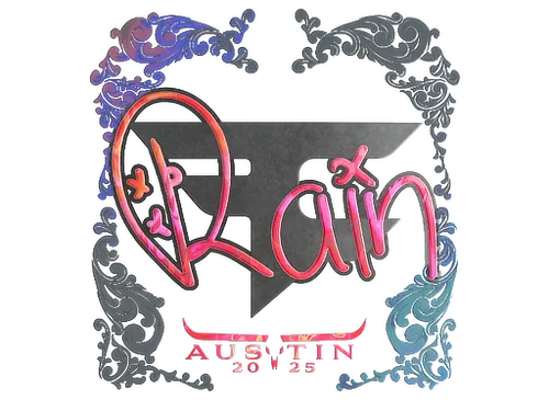Sticker | rain (Holo) | Austin 2025