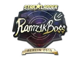 Sticker | Ramz1kBO$$ (Gold) | Berlin 2019