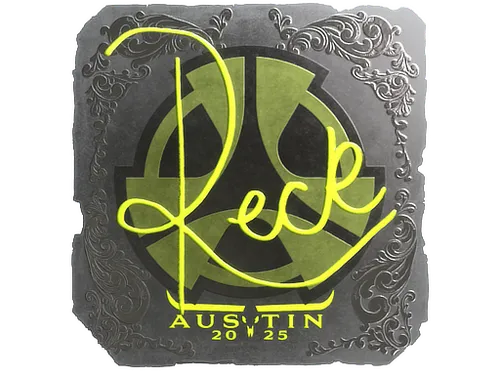 Sticker | reck (Foil) | Austin 2025