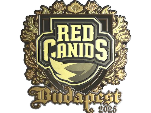 Sticker | RED Canids (Gold) | Budapest 2025