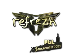 Sticker | refrezh (Gold) | Stockholm 2021