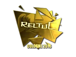 Sticker | reltuC (Gold) | Cologne 2016