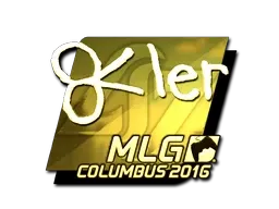 Sticker | reltuC (Gold) | MLG Columbus 2016